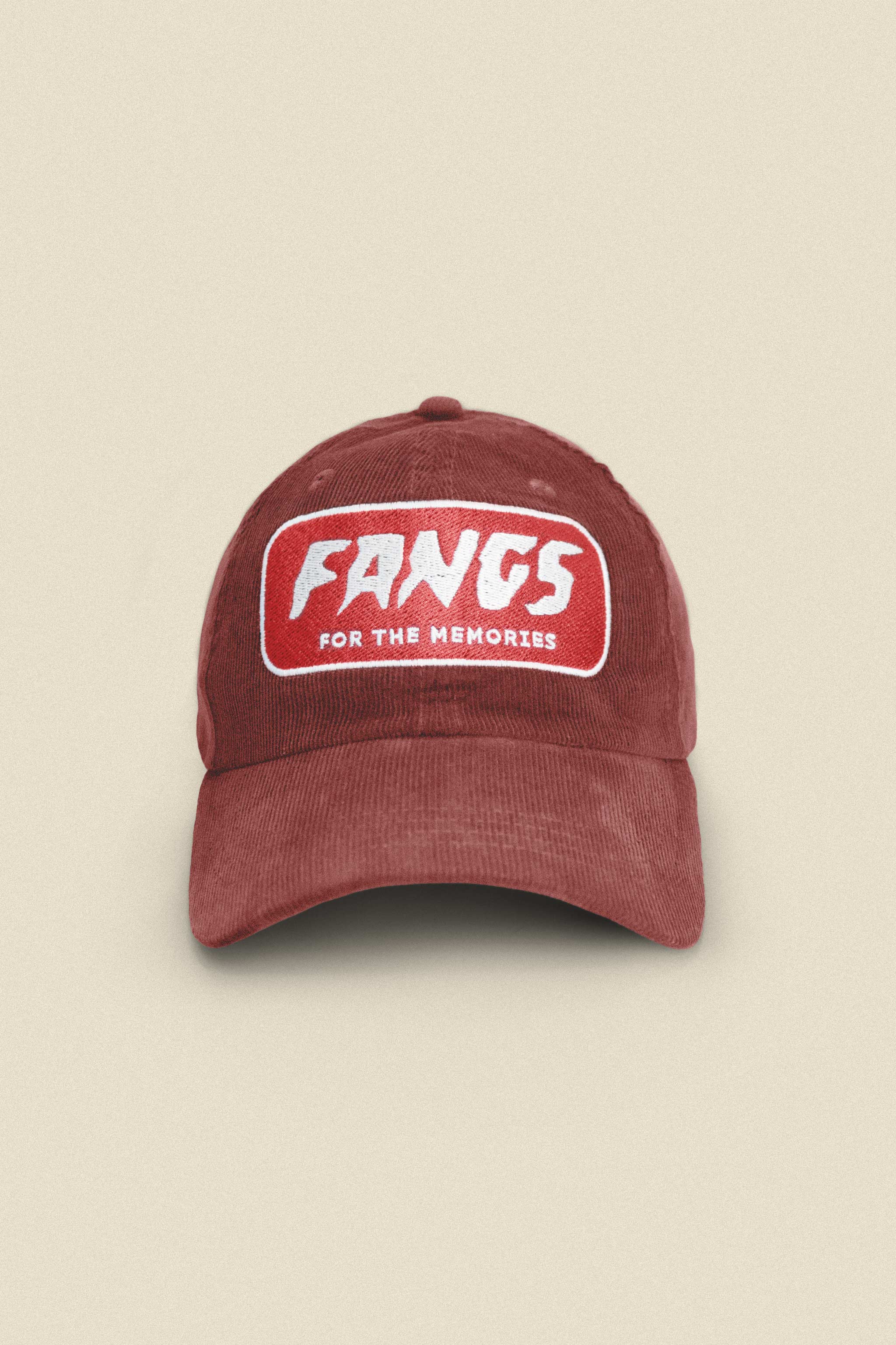 Fangs For Memories Burgundy Cap