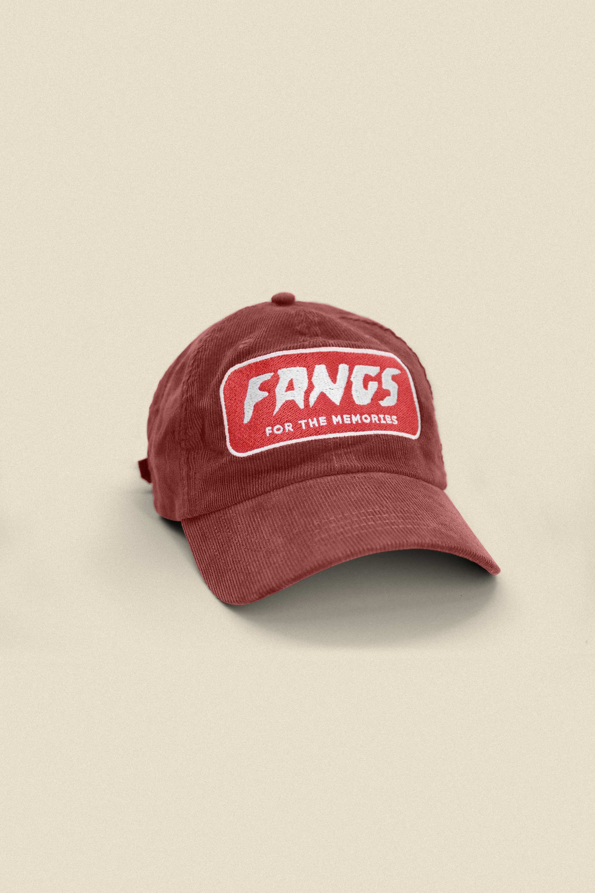 Fangs For Memories Burgundy Cap