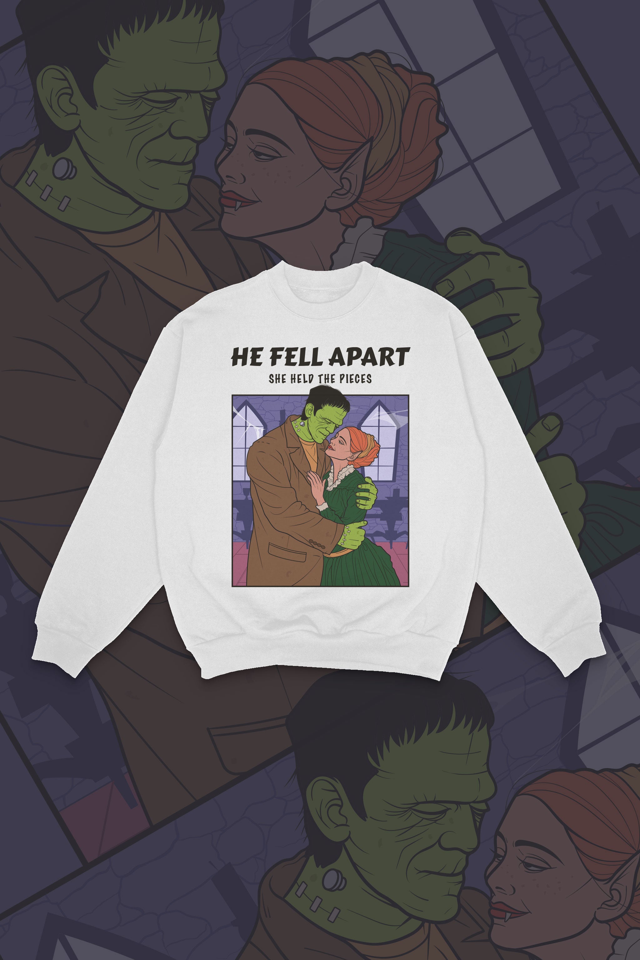 He Fell Apart, She Held The Pieces Sweat